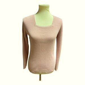 Pink Cotton Sweater from Liz & Co.